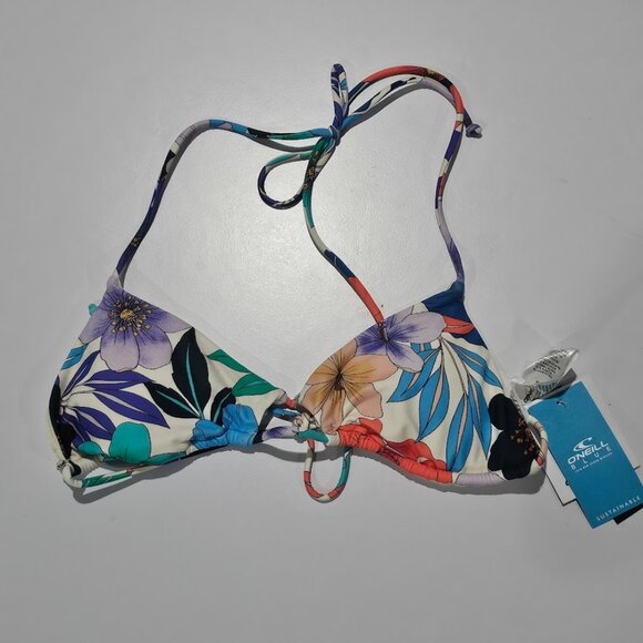 O'Neill Abbie Floral Madrid Bikini Top - Picture 5 of 7